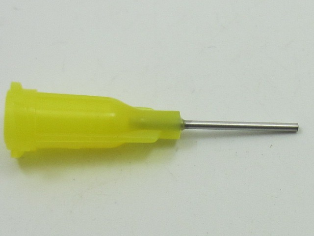 1pc. PRECISION YELLOW(20ga) 1/2" GLUE TIP